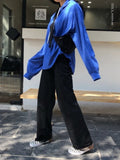 Autumn Ins Korean Version Of Sweatpants Female High-Waisted Trousers Students Loose Casual Fall Broad Leg Pants Straight Pants