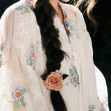 Original Embroidery Heavy Industry Lantern Sleeve Long Sleeves Fat Dress 2026 Spring And Summer New Long Dress