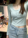 Pure Lust Lace Lace Splicing Long-Sleeved Woman In Autumn To Play The Shirt Hottie Repair Body Design Sense Niche