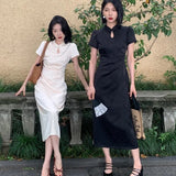 2025 New Heiguang Heavy Industry Cheongsam Dress Women's Summer National Style Improvement Of The New Chinese Dress