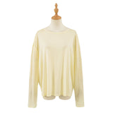 Loose Lazy Long Sleeve Sunscreen Fitness T-Shirt Languid Back Cross Top Yoga Clothes Thin Sweatshirt Shirt Women