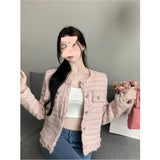 Short Small Fragrant Coat Female Design Sense 2026 Spring And Autumn New French Famous High-End Temperament Multi-Buckle Top