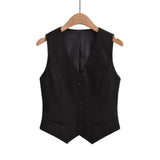 Hottie Autumn Fashion Dress Suit Vest Buckle Fashion Commuting Vest Top
