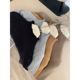 Sweet Lace Half-Neck Knitted Shirt 2025 Autumn And Winter New Korean Design Feel Bottom Shirt Inside The Top Woman