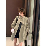 2026 Autumn New High-End Small Small Windwear Women Loose Leisure Retro Simple Good Quality Coat