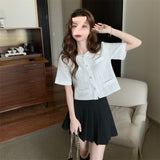Summer Dress 2025 New Design Sense Niche Chic T Jack Top Female Trendy Fragrant Style Black Short Coat