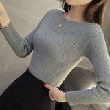 2026 New Sweater Bottom Shirt Women In The Spring And Autumn New Bunny Knitting Shirt