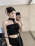 French High-End Sweet Wind Tectar Small Vest Women Summer New Design Feel Shoulder Short Outside Wear Tide