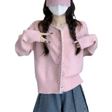 KANING Lace Lace Single-Dcupy Knitted Cardigan 2026 Autumn New Gentle Sweet Sweater Outside Female