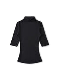 Pure Lustful Breeze High-Necked Mid-Sleeve T-Shirt Mid-Sleeve Bottom Short-Sleeved Top T-Shirt Inside The Body