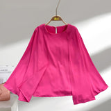 French Large-Size Women's Clothing Design Sense Of The Mantle Shirt Female Senior Sense Sister Wearing Temperament Spring Women's Top