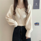 Knitted Bottom Shirt Women's Autumn And Winter 2026 New In The New Air With Low-Necked Long-Sleeve Tops To Put On The Head Sweater Winter
