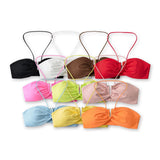 Chest Pad V-Neck Hanging Neck Sling Bosom New Hottie Sexy Wrapped Breast
