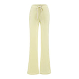 Pure-Style Hottie Summer Soft-Clum Comfortable Hanging Low-Rise Drag Trousers Trousers Sleeves Micro-Trumpets Casual Trousers
