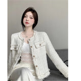 Short Small Fragrant Coat Female Design Sense 2026 Spring And Autumn New French Famous High-End Temperament Multi-Buckle Top