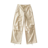Spice Girls Spring And Summer Personality Beer Girl With The Same Paper Bag Trousers Drawstrings And Comfortable Jazz Dance Casual Pants