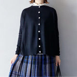 Women's Clothing 2026 Autumn And Winter Loose Round-Neck Long-Sleeved Wool Coat + Folding Skirt Two-Piece Set Of Women