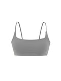 Summer Sexy Hottie Simple Solid Color Plus Pad Small Sling Belt Ultra-Short Top