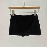 Purely Sexy Hottie Streak Splicing Half-Dress Girl Summer New Slim Waist Thin Ass Short Skirt