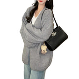 KANING Exploding Shirt Bark-Skinned Short Jacket 2026 New Women's Languishing Knitwear Jacket