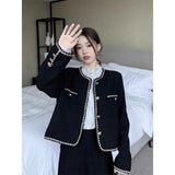 Temperament Famous Lady Small Fragrant Coat Female Chic Design Feeling Long Sleeve Autumn And Winter 2026 Spring And Autumn New Top Woman