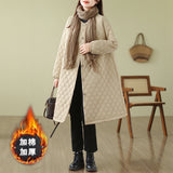 Real Shooting 2026 Winter New Women's Cotton Clothes Loose Long-Term Thrombochrome Women's Coat Cotton Coat