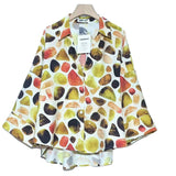 European Casual Casual Comfortable Pattern Shirt Women Long Sleeve Loose Fashion Bottom Small Shirt Tide