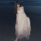 Beach Dress Girl Sanya Beautiful Little Dress Dali Erhai Skirt Seaside Photo Clothes Super Fairy Holiday Dress