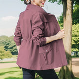 Double-Layer Gary 2026 New Korean Version Of The Waist To Show Thin Small Wind Jacket Women Spring And Autumn Ocean Gas Age Reduction Jacket