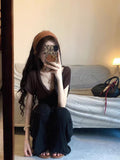 High-End Pure-Hearted Summer Hottie Style Korean Vintage Lazy V-Neck Short-Sleeved T-Shirt Women's Top Popular This Year