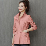 Double-Layer Gary 2026 New Korean Version Of The Waist To Show Thin Small Wind Jacket Women Spring And Autumn Ocean Gas Age Reduction Jacket