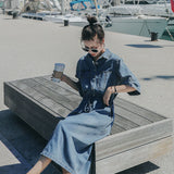 Cowboy Dress Women's Summer 2026 New Thin French Retro Design Feeling Niche Temperament Dress