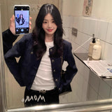 French Temperament Small Scented Coat Woman 2025 Autumn High-End Feeling Super Good-Looking Small Short Cardigan Blouse Tide