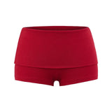 Low-Rise Flip-Side Hot Pants New Summer Babes Pack Hip High-Waist Shorts