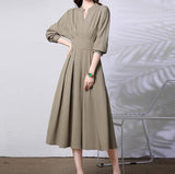 Early Spring Elegant Simple French Dress 2026 New Fashion Age Reduction Slim Temperament Dress