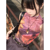 Fashion Pure Windy Sexy Sleeveless Small Vest Women Summer New Irregular Tight Slim Short Top