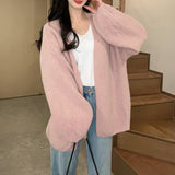 KANING Exploding Shirt Bark-Skinned Short Jacket 2026 New Women's Languishing Knitwear Jacket