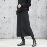 Wool Wide Leg Pants Women Autumn And Winter New Nine-Point Original Design Hairy Pants Loose Fashion Thin Temperament Skirts