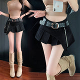 Real Shooting 2026 Pure Wind Hottie Design Elastic Denim Half Skirt Skirt