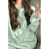 Kaning Solid Color Base Jacket Sweater 2026 New Autumn And Winter Soft Languid Style High-End Knitwear
