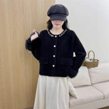 KANING Pink Yangerming Knitted Cardigan 2026 Autumn New Women's Sweater Coat Woman