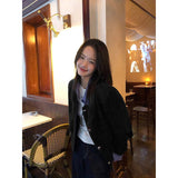 2026 Spring And Autumn New French Famous And Fake Two Small Scent Short Coat Women's Advanced Sense College Temperament Temperament Temperament
