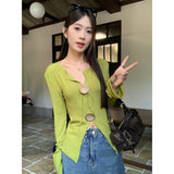 Pure Desire Alone To White Lace Lace Sling T-Shirt Women 2026 Spring And Autumn Folding Bottom Top