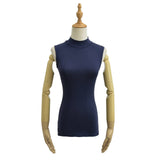 Hottie Summer Personality High-Neck Vest Sleeveless Slimming Top