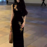 Improve The Sleeveless Cheongsam Dress Spring And Summer New 2026 New Chinese Style Royal Style Style Style Dress Can Be Worn Daily