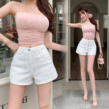 Purely Windy 3D Bow Denim Shorts In The Summer Of 2025 New Design Sense Small Straight Trousers