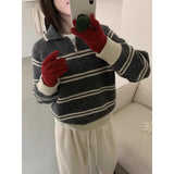 KANING Semi-Zip Soft-Cillary Thick Knitted Women's Autumn And Winter New Languid High-End Thin Top