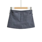 Sexy Low-Rise Half-Dress Skirt Girl 2025 New Anti-Walking Design Tight-Body Hip Skirt