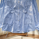 Design Sense Of A Small Chic Top Girl Spring And Autumn Super Fairy Retro Gentle Court Style First Love Temperament Chiffon Shirt