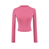Spice Girls Pink T-Shirt Girl Slim Thin Sleeves With Bottom Top Pure Lustful Wind